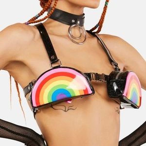 A rainbow harness